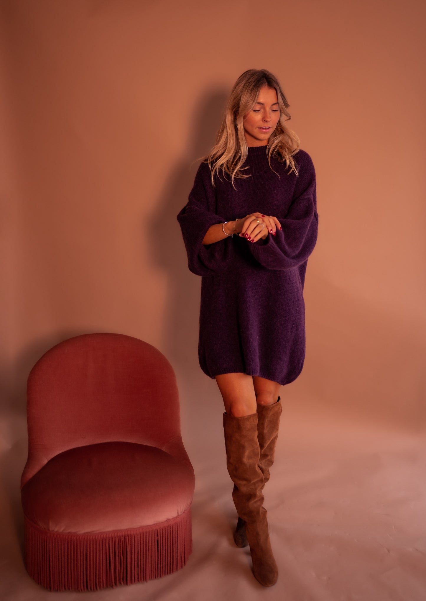 Plum Elyas Sweater Dress