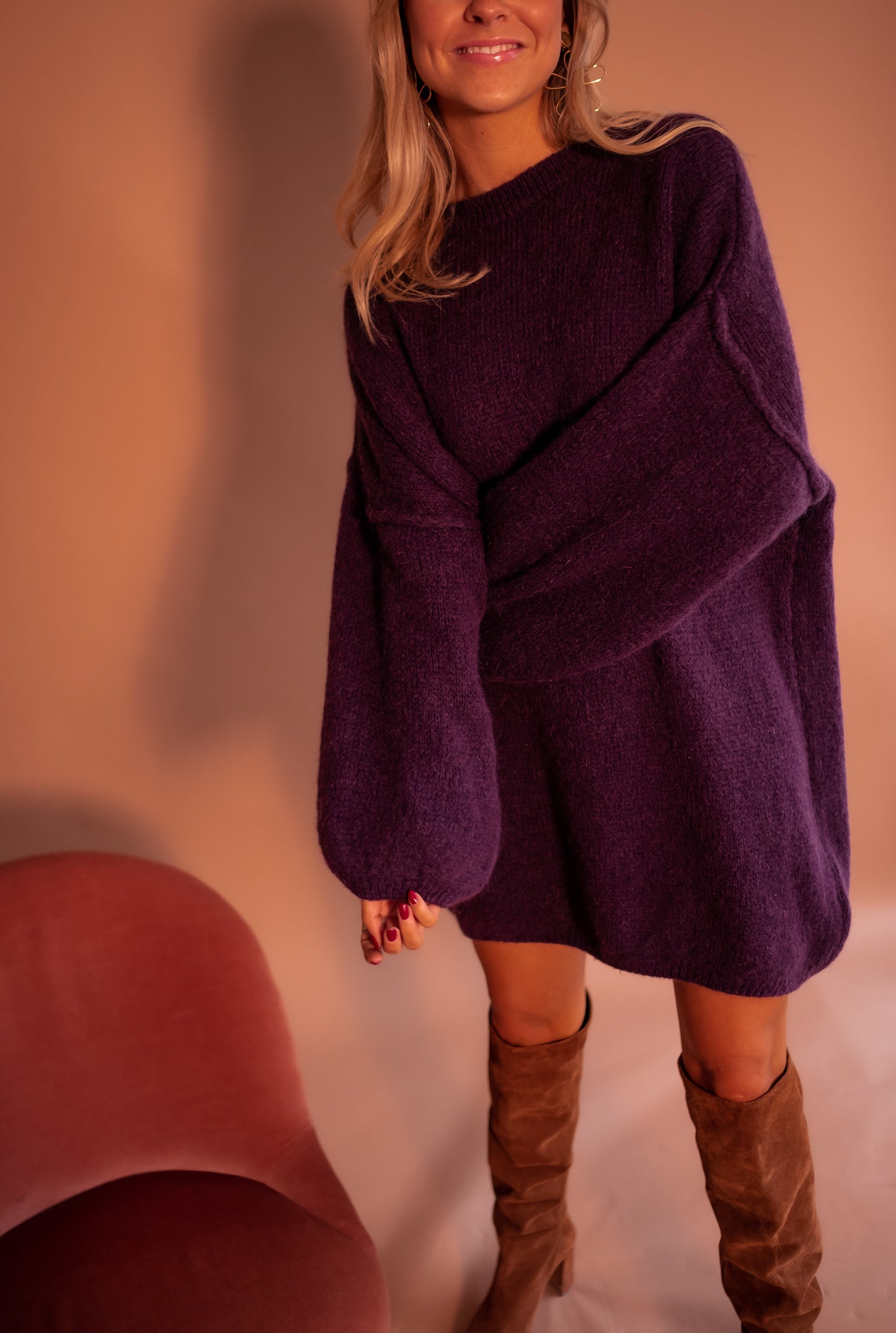 Plum Elyas Sweater Dress