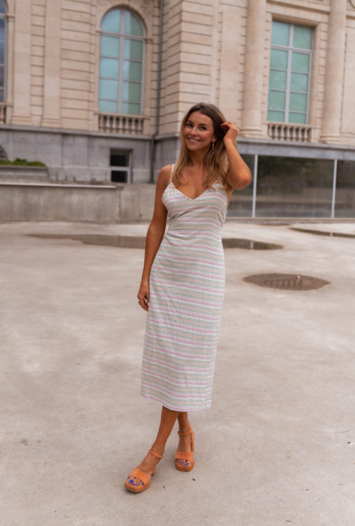 Striped Eliha Dress