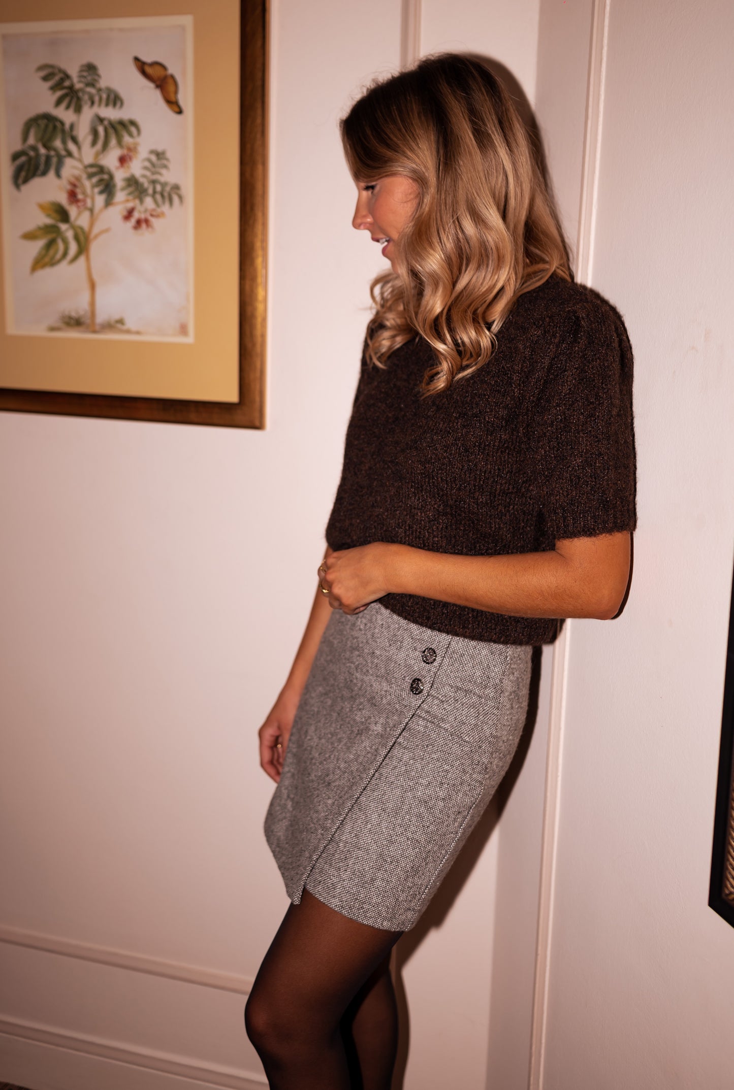 Grey Ambre Skirt