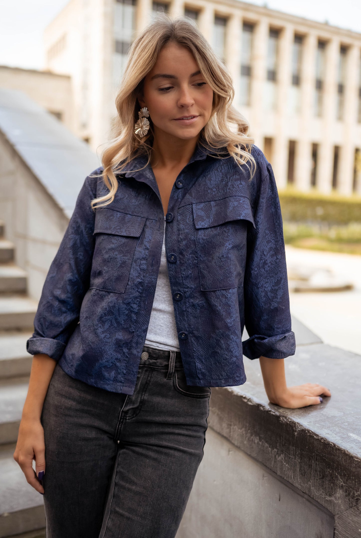 Navy Blue Morris Jacket