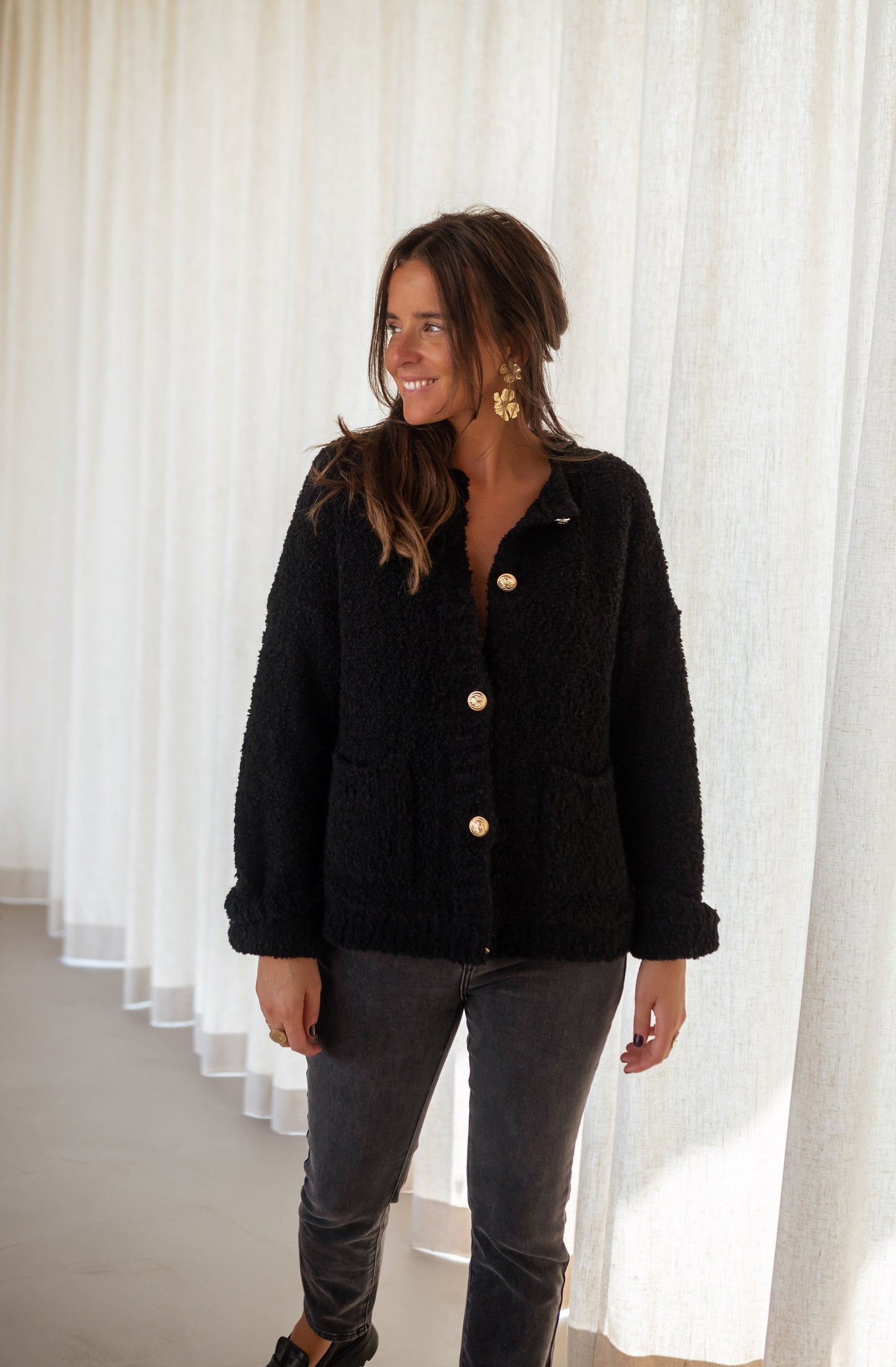 Black Charly Cardigan