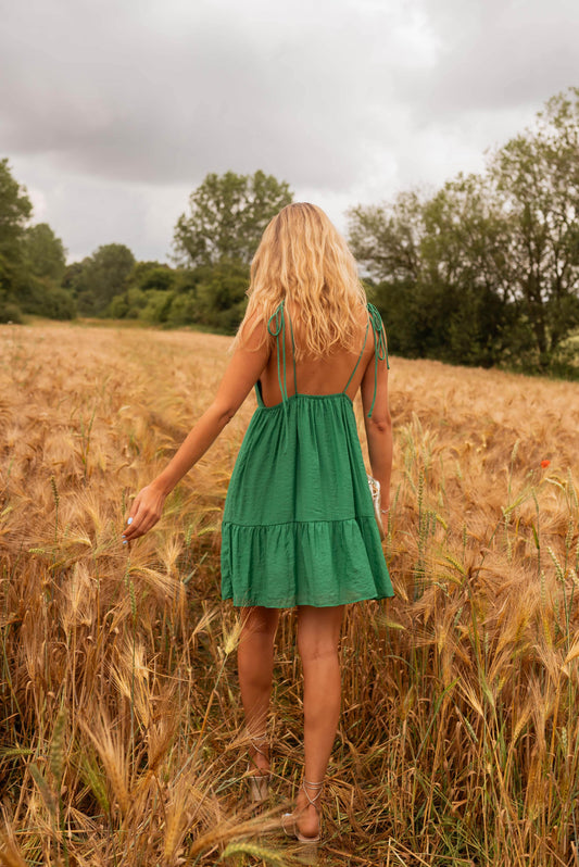 Green Cecile Dress