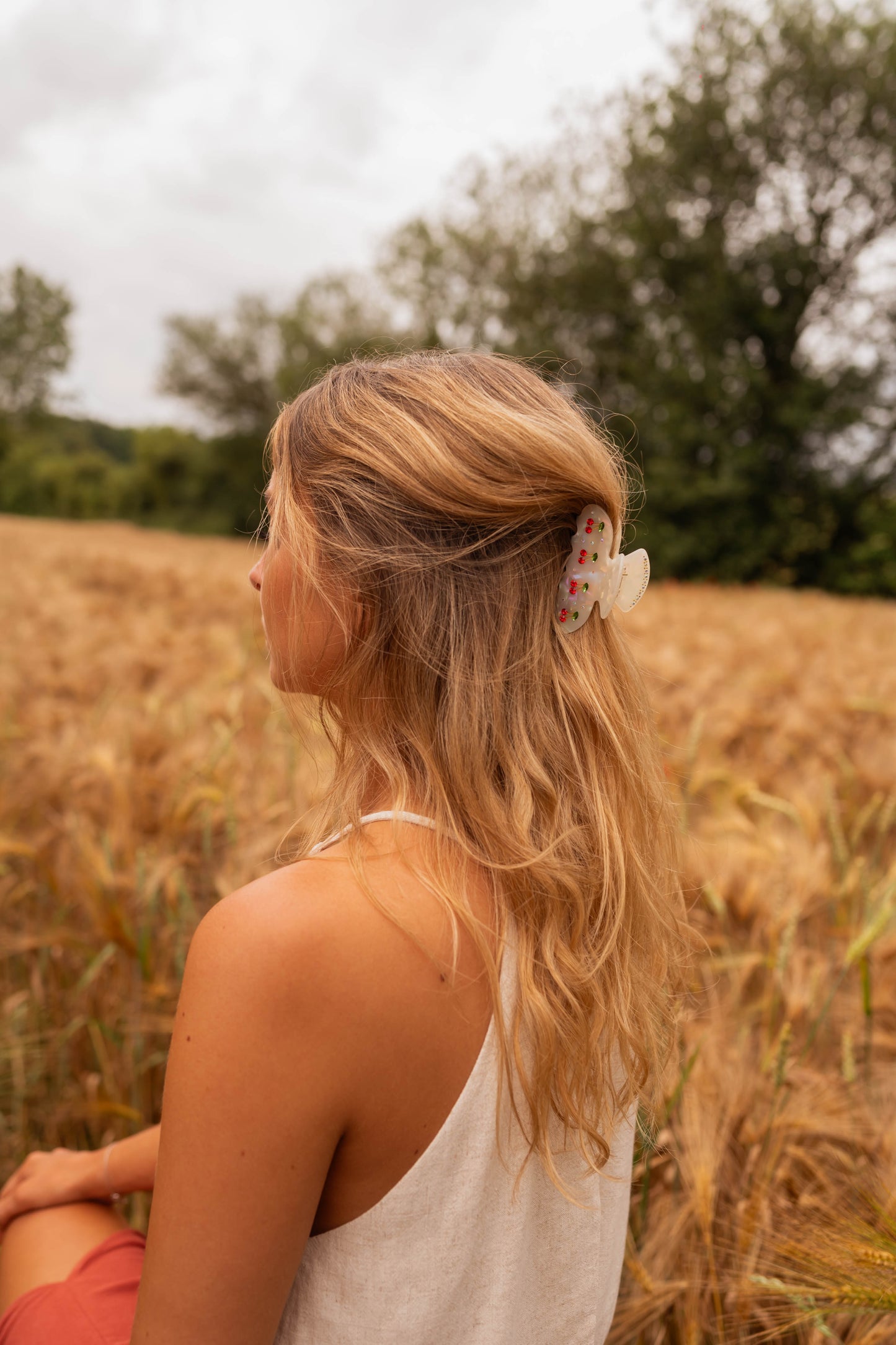 Cherry Hair Clip