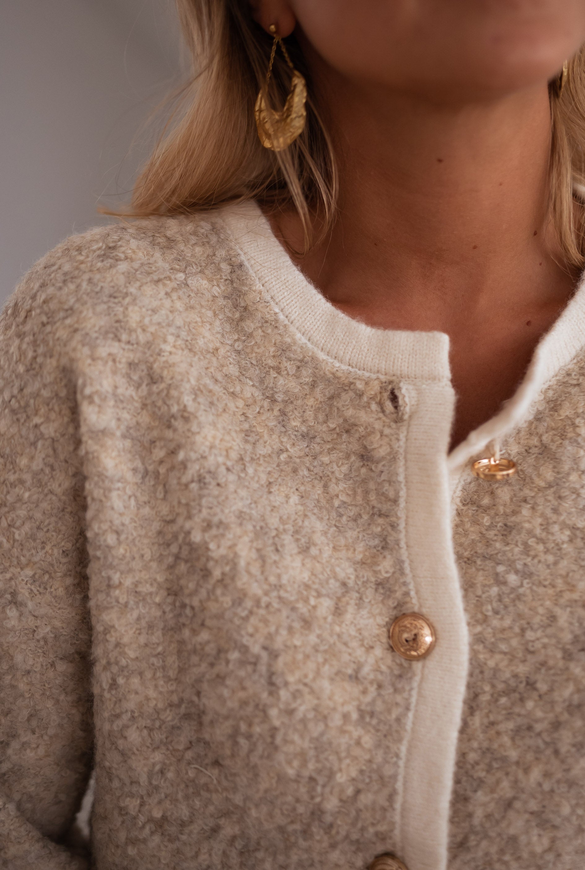 Beige Chlo Cardigan