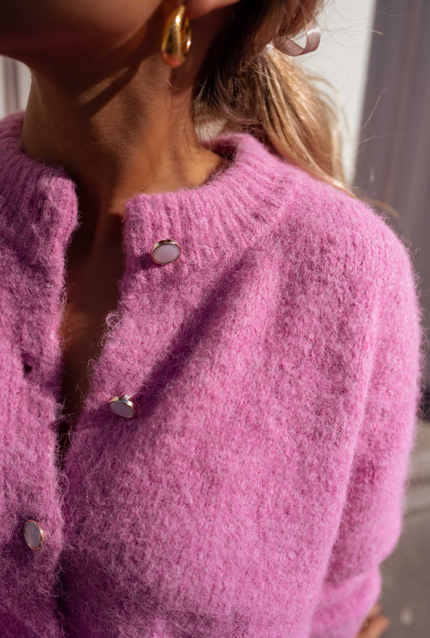 Pink Kyle Cardigan