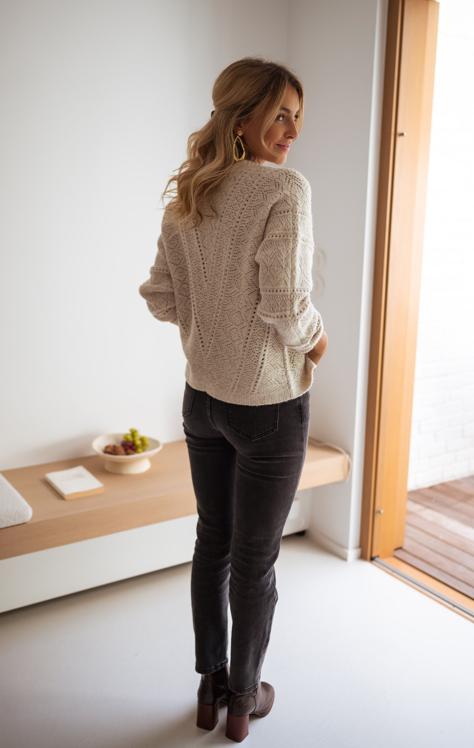 Beige Xavier Cardigan