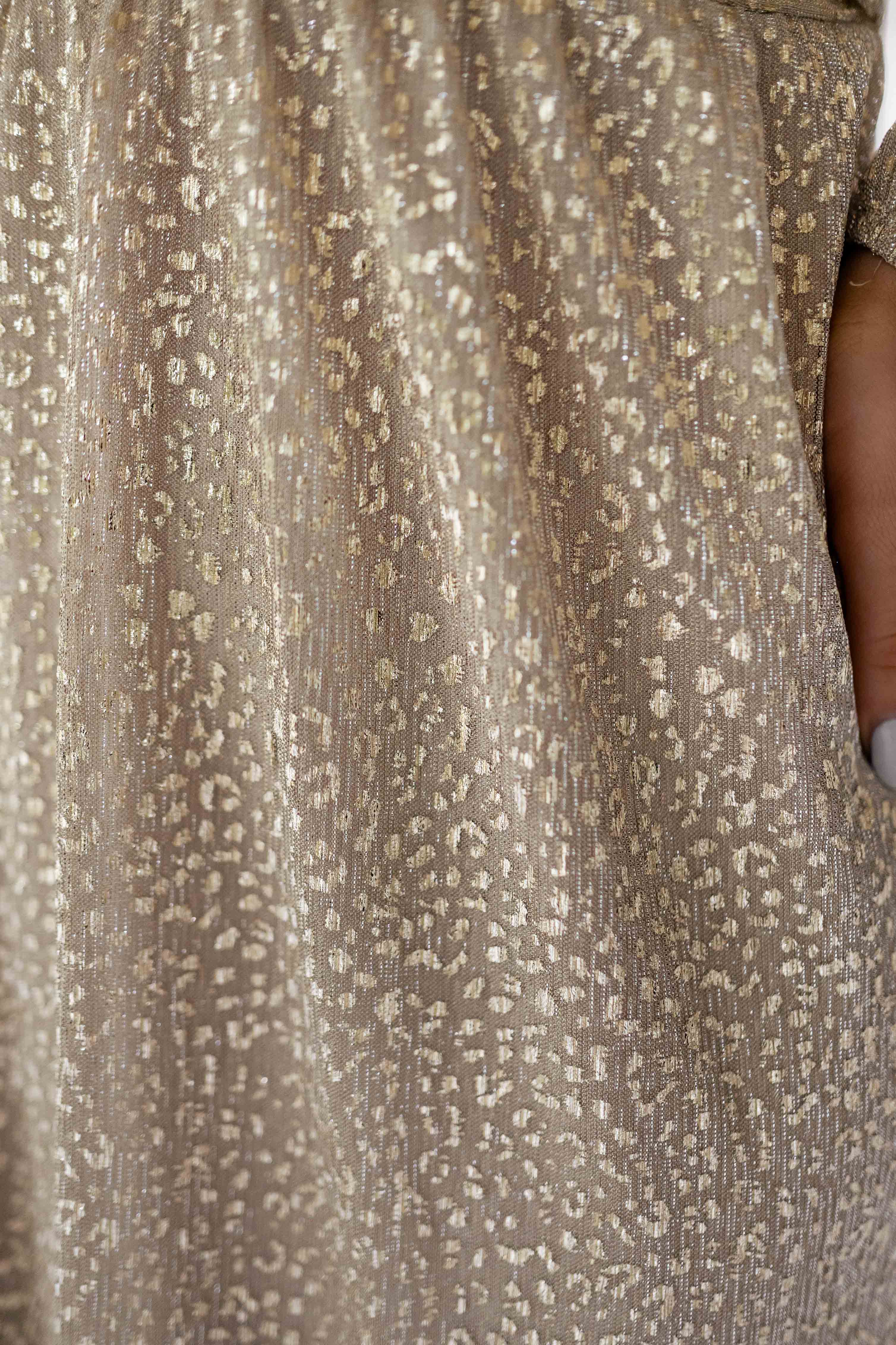 Golden Imane Maxi Dress