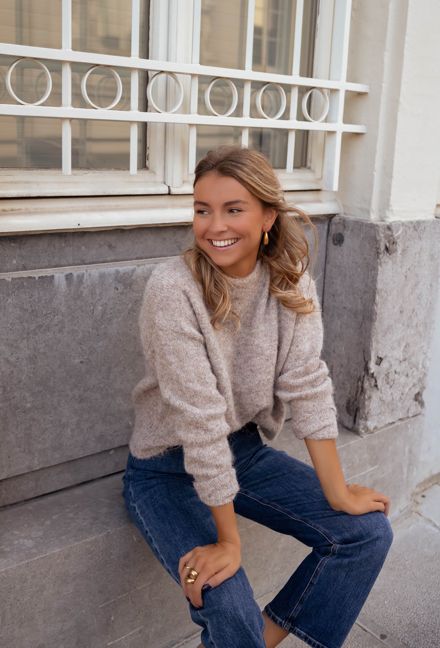 Taupe Lille Sweater