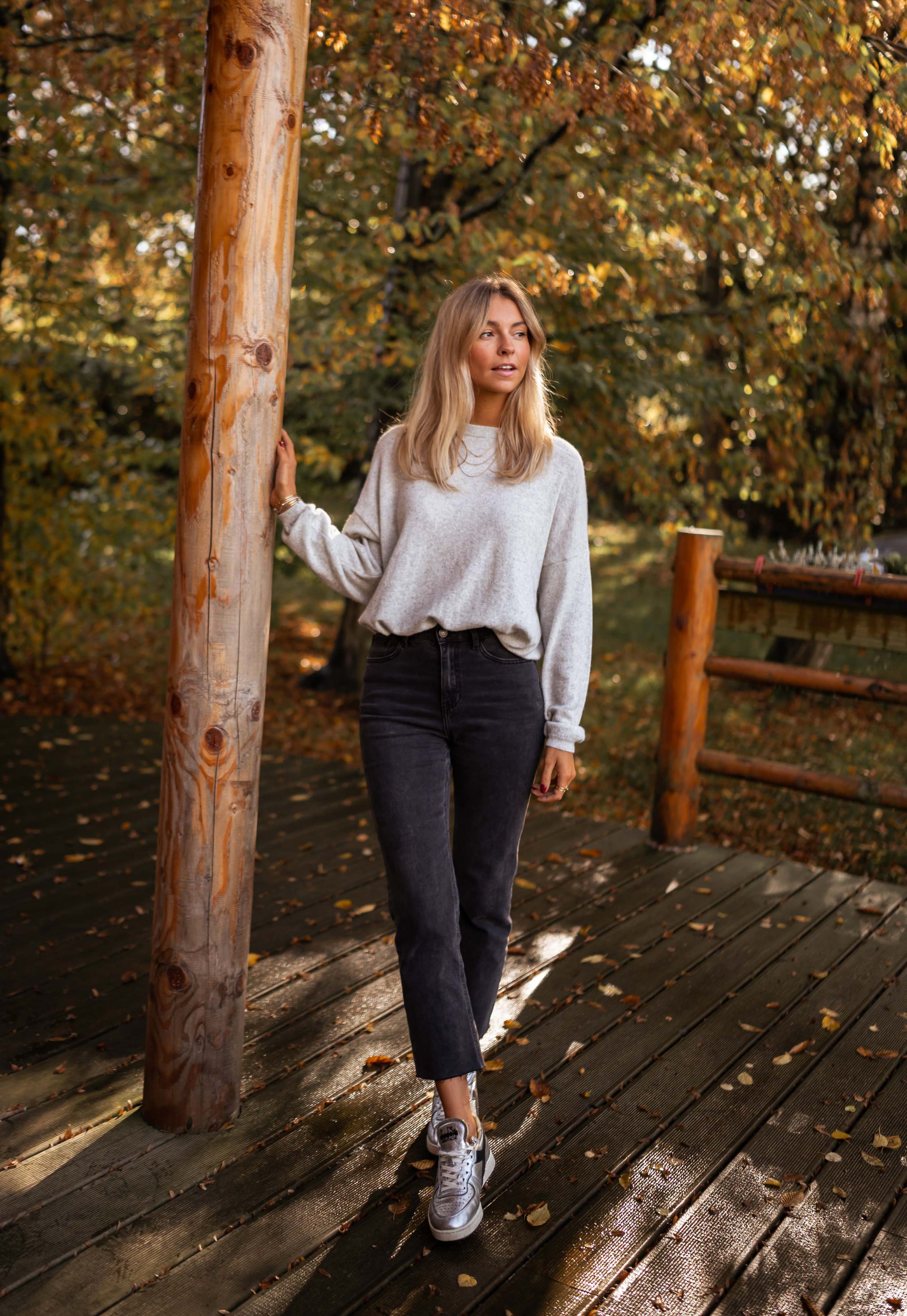 Grey Iris Cashmere Sweater