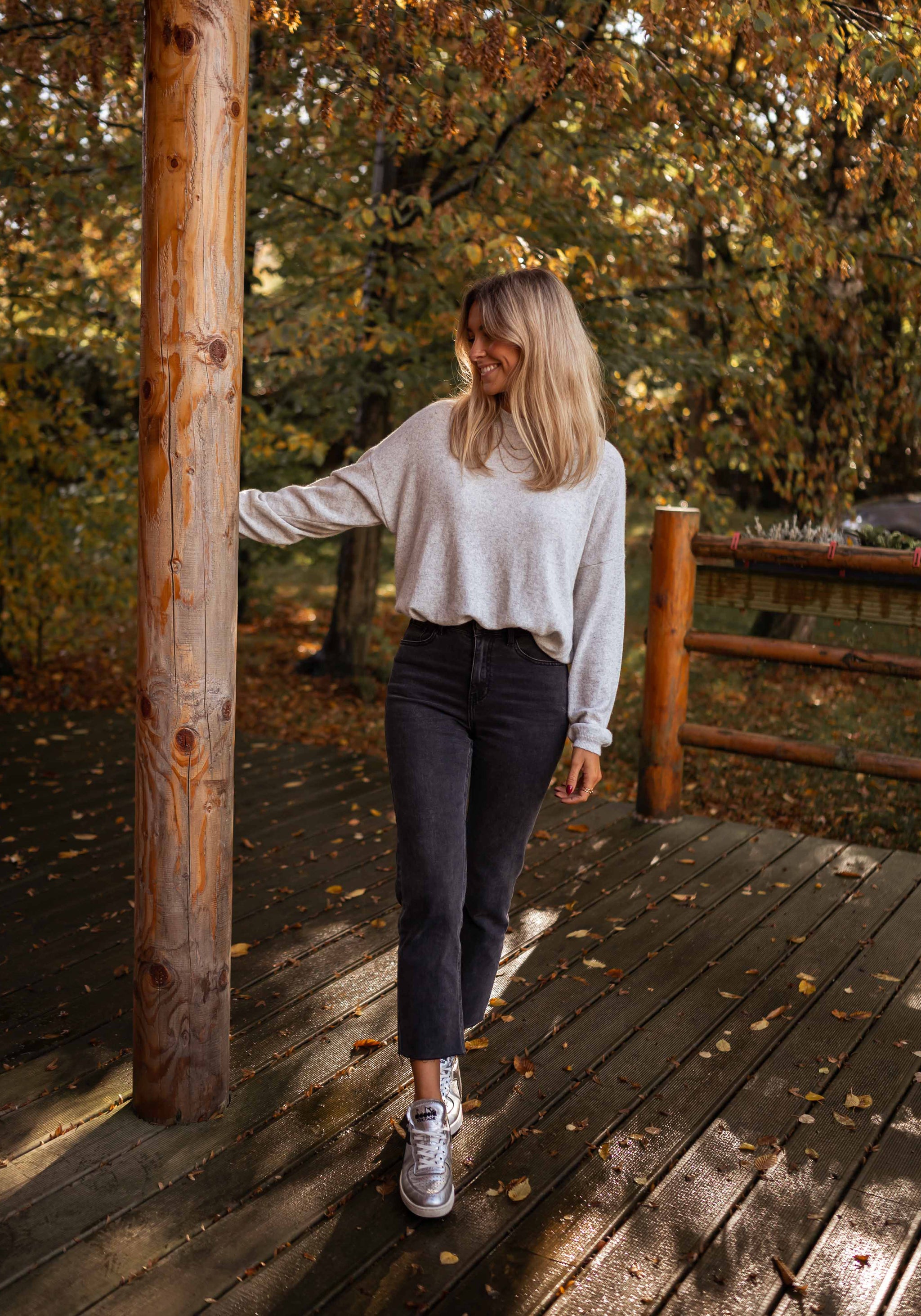 Grey Iris Cashmere Sweater