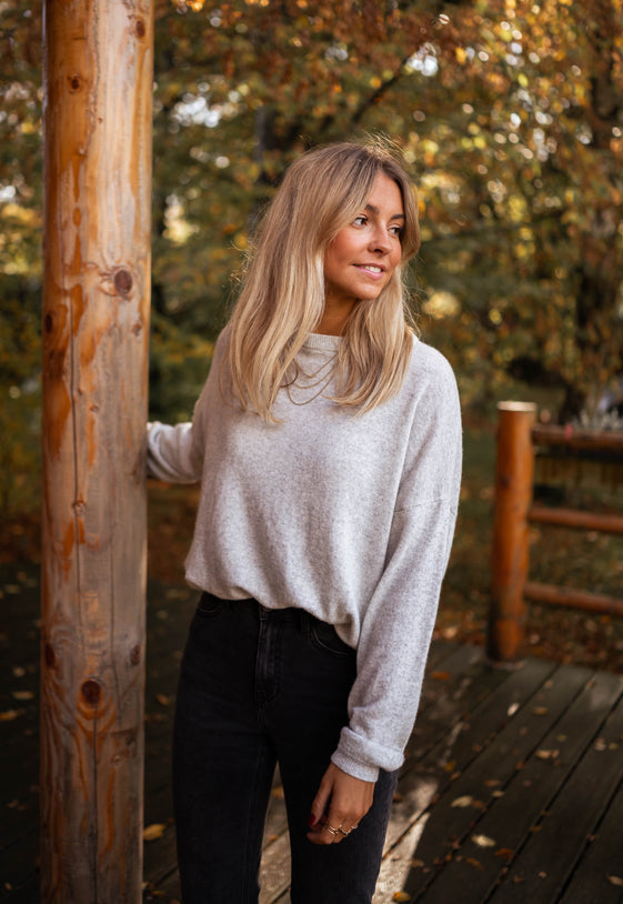 Grey Iris Cashmere Sweater