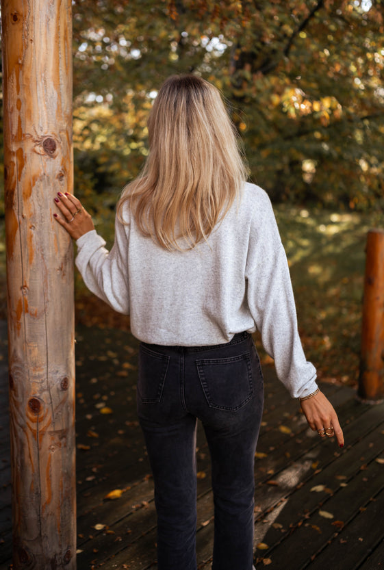 Grey Iris Cashmere Sweater