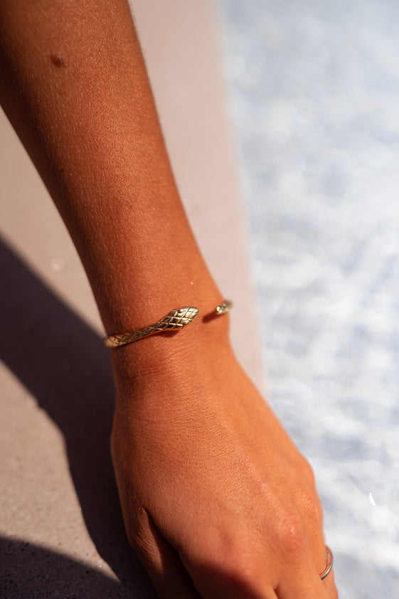 Golden Snake Bracelet