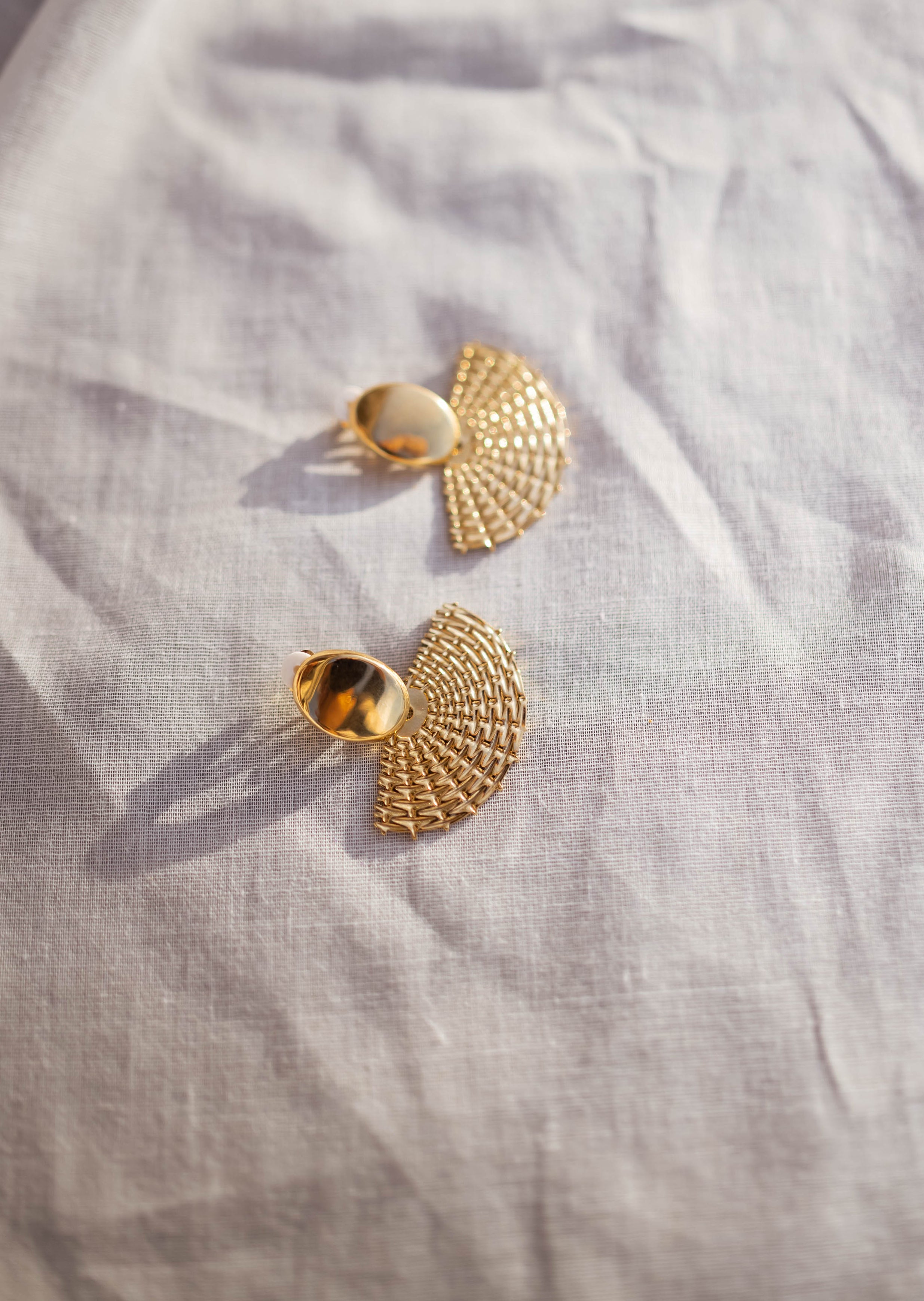 Golden Elvis Earrings