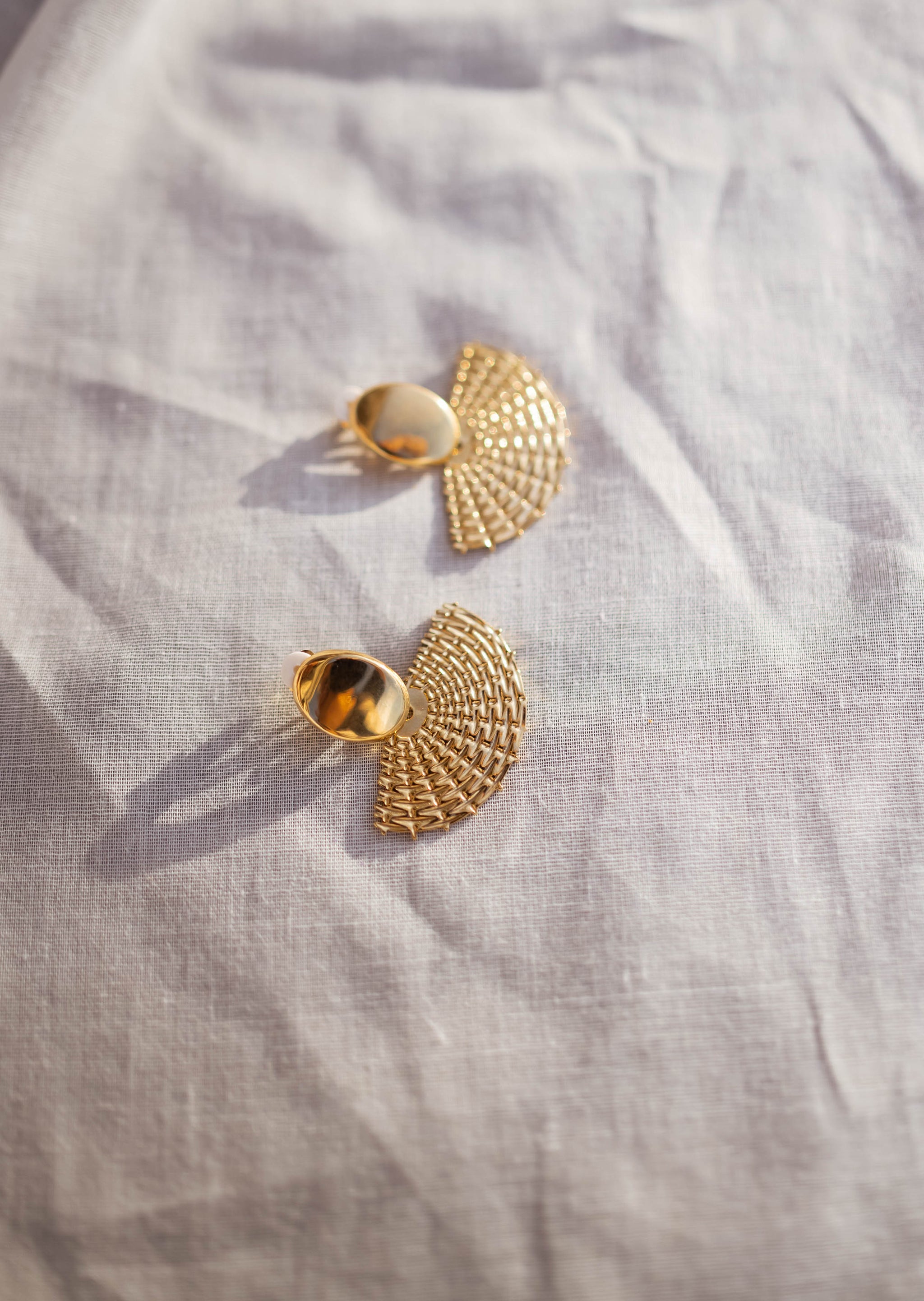 Golden Elvis Earrings