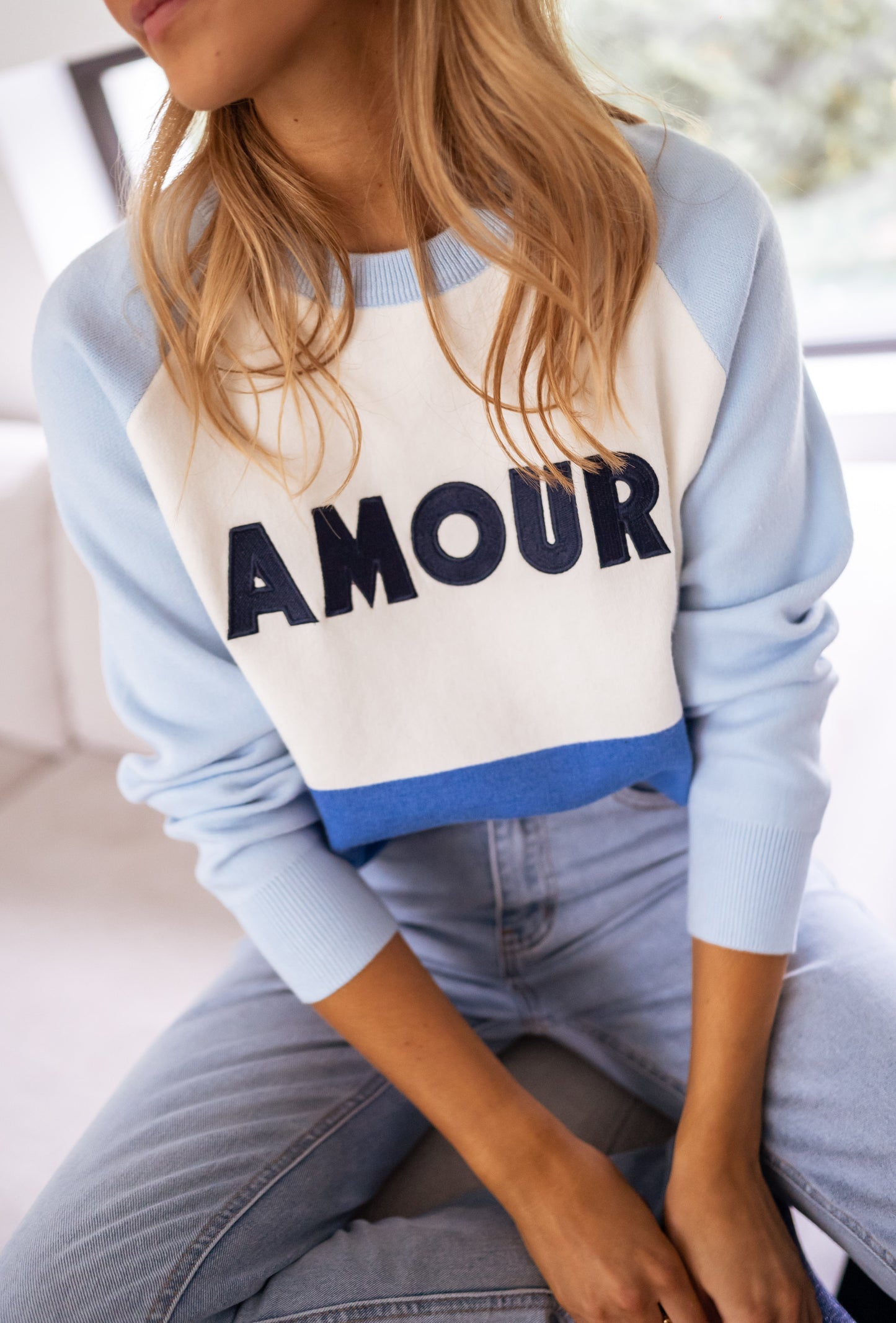 Blue Amour Sweater