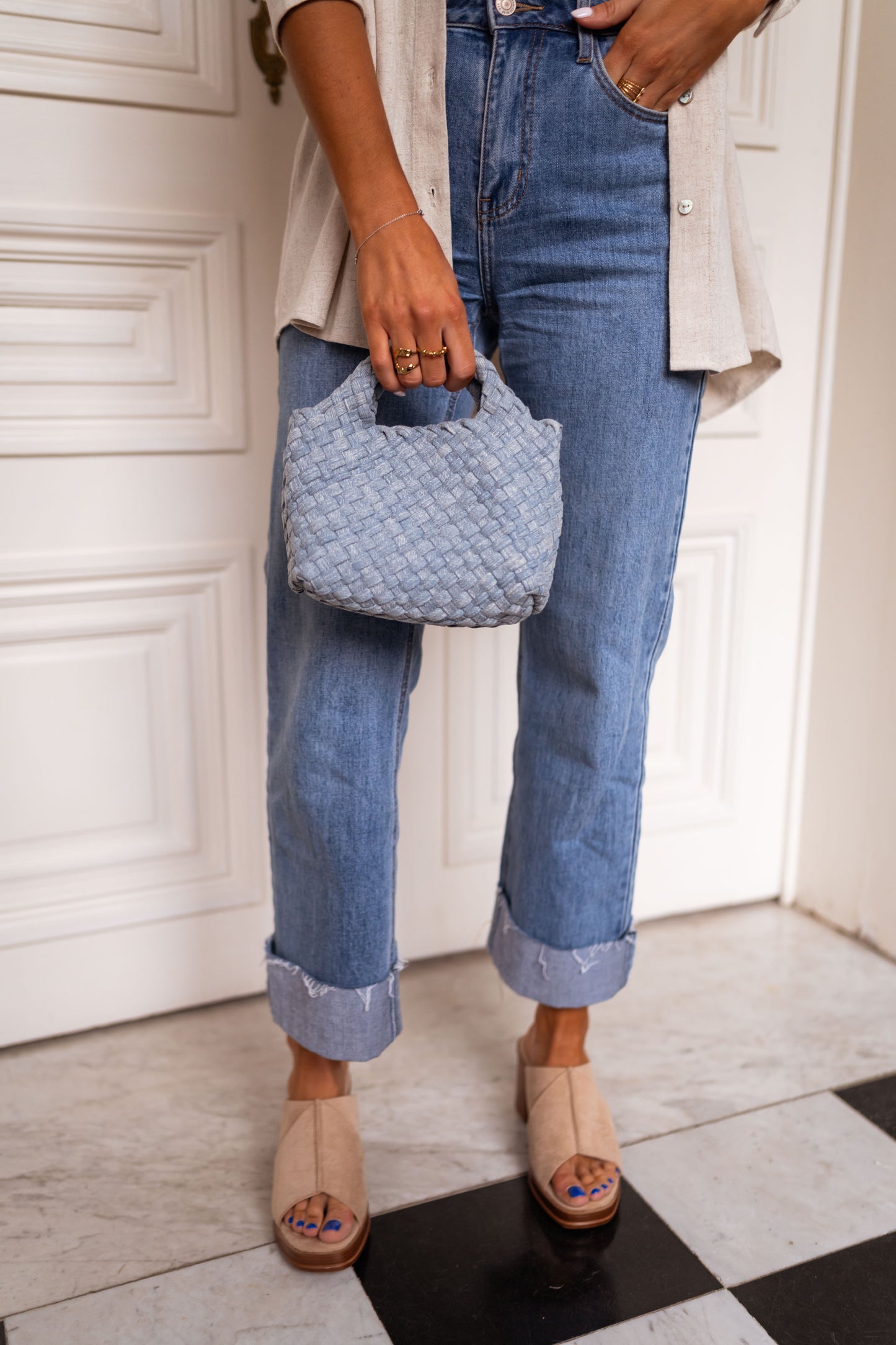 Denim Carter Bag