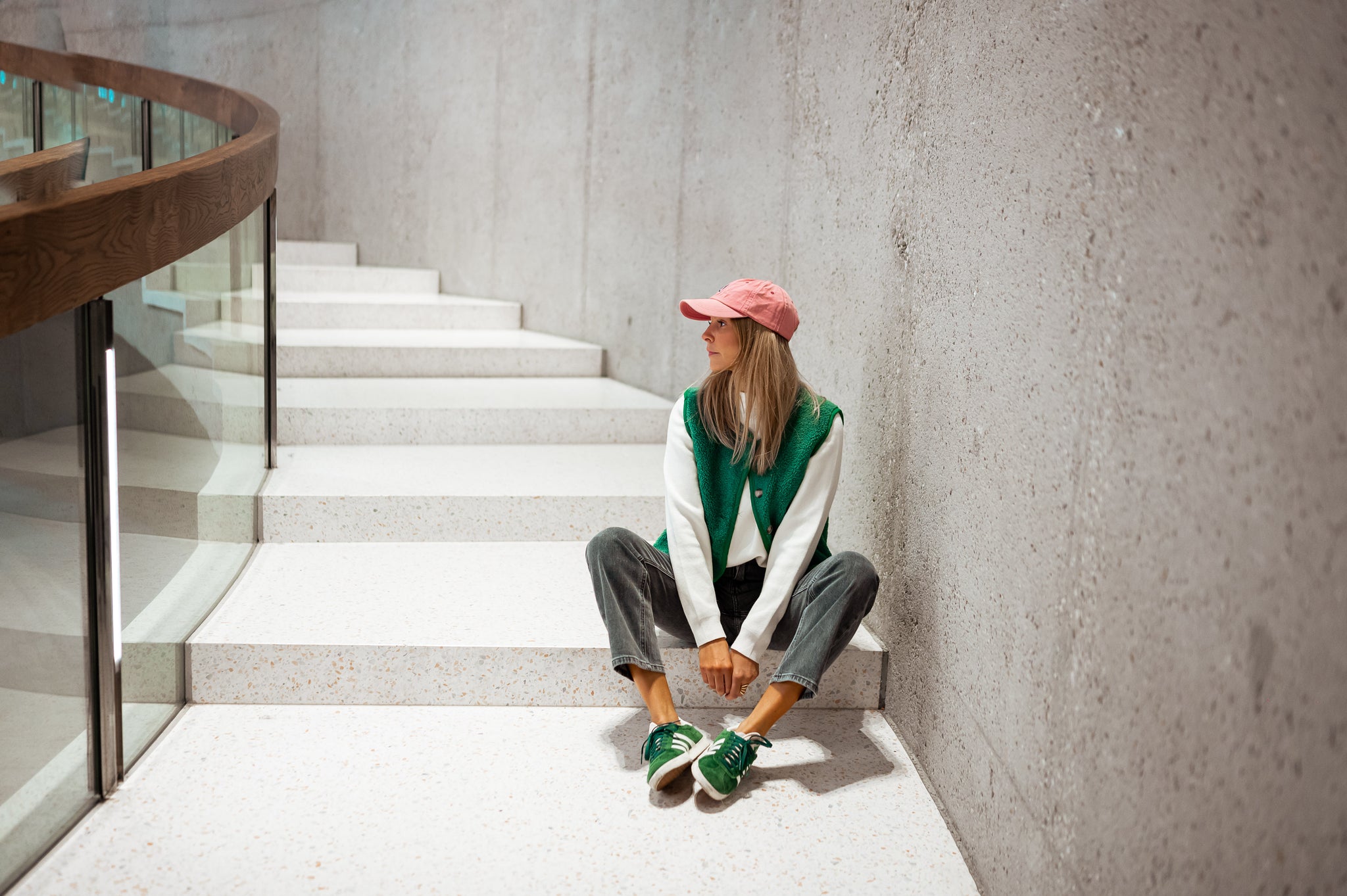 Green Jay Sleeveless Cardigan