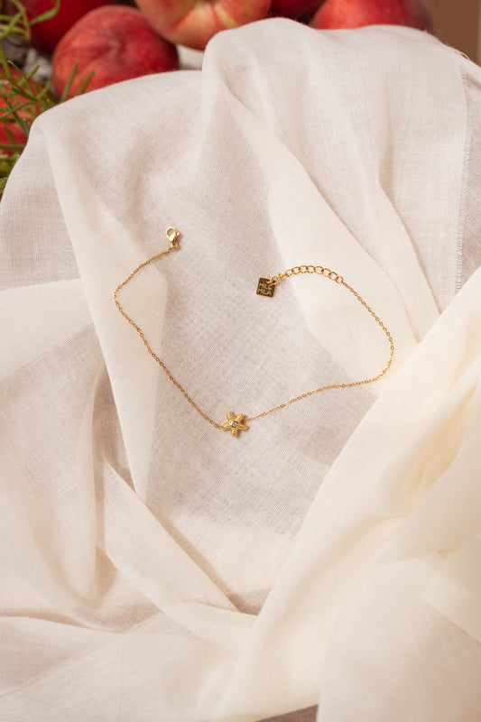 Golden Star Anklet