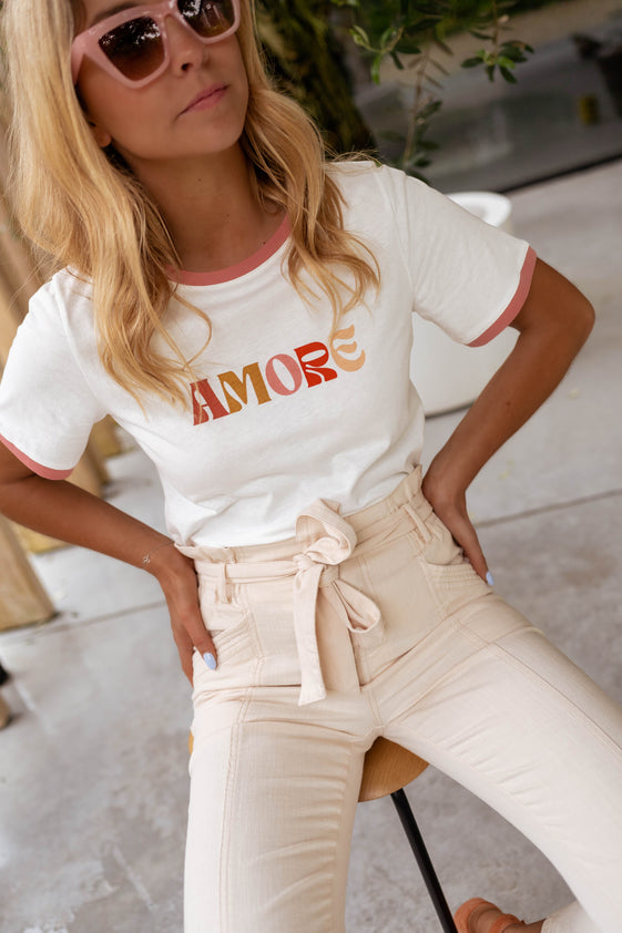 Beige Amore T-Shirt