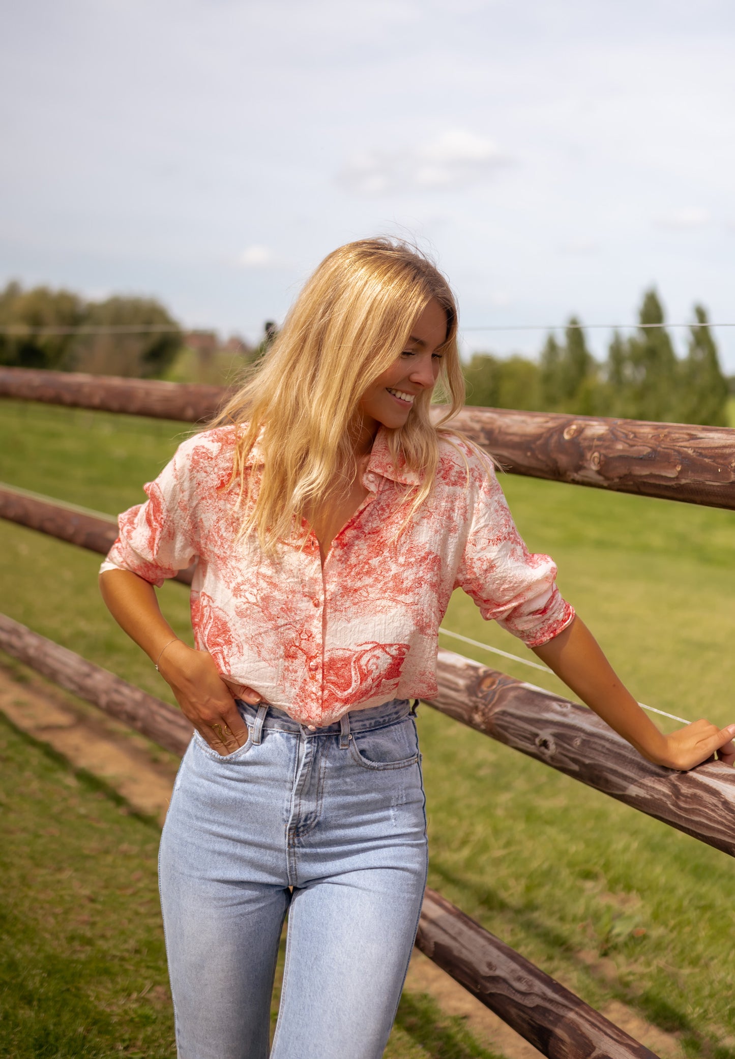 Red Maelle Shirt