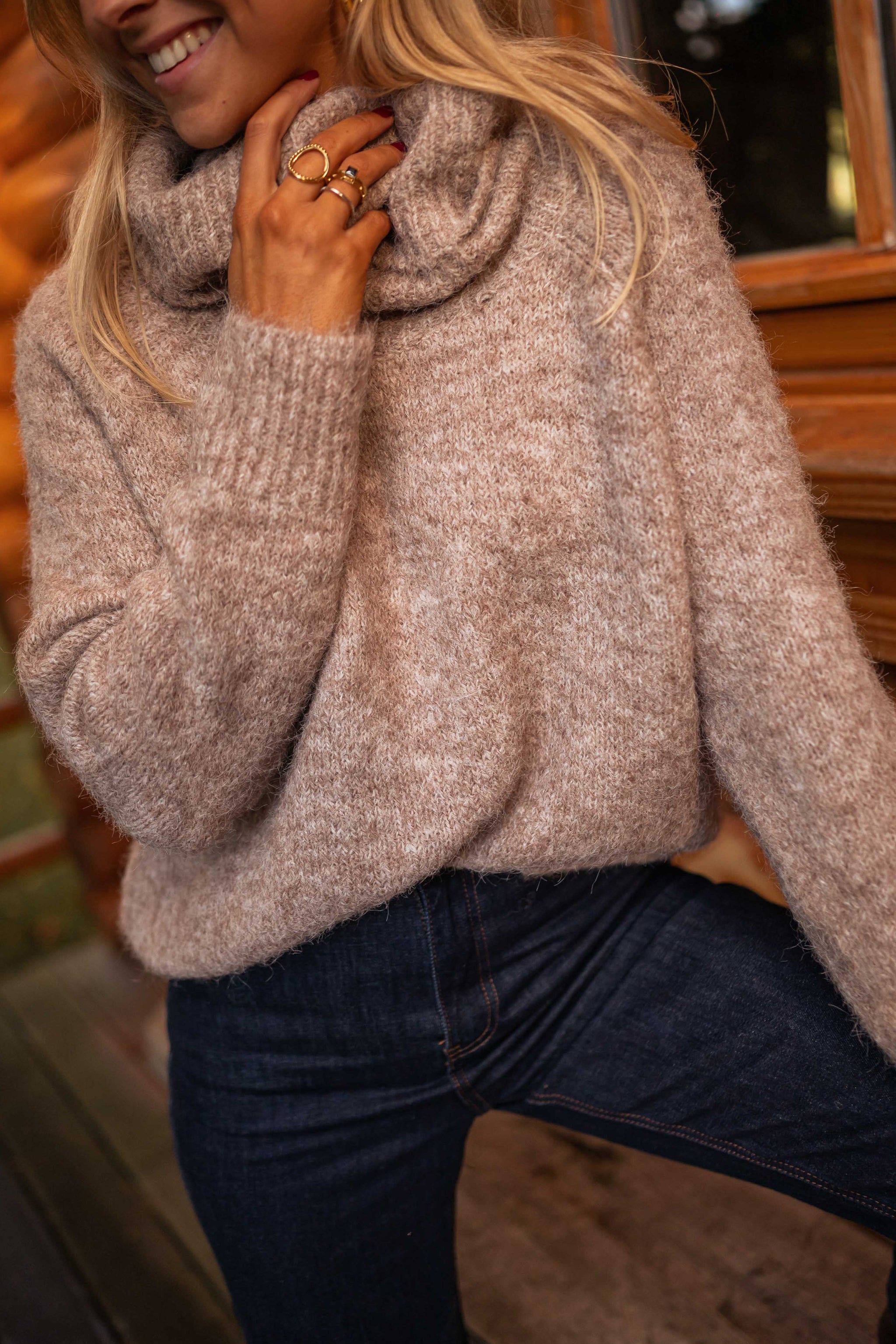 Taupe Melan Sweater