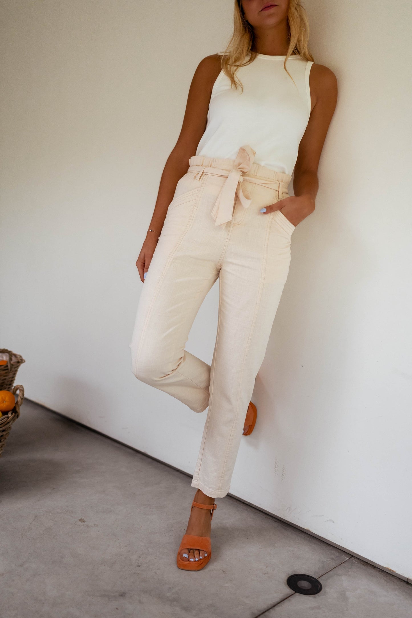 Beige Melina Jeans