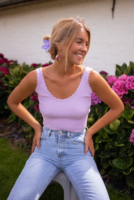 Lilac Bella Top