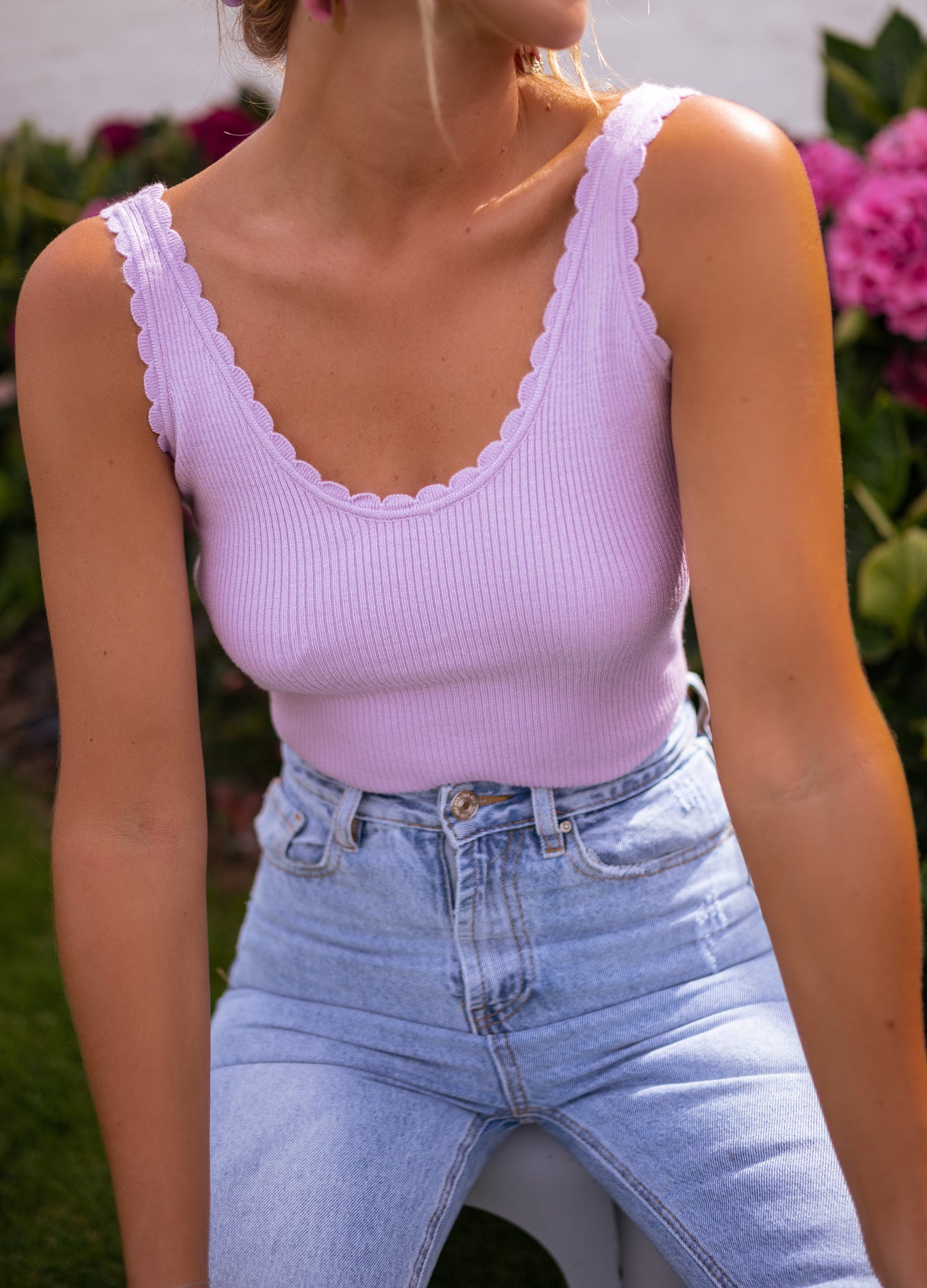 Lilac Bella Top