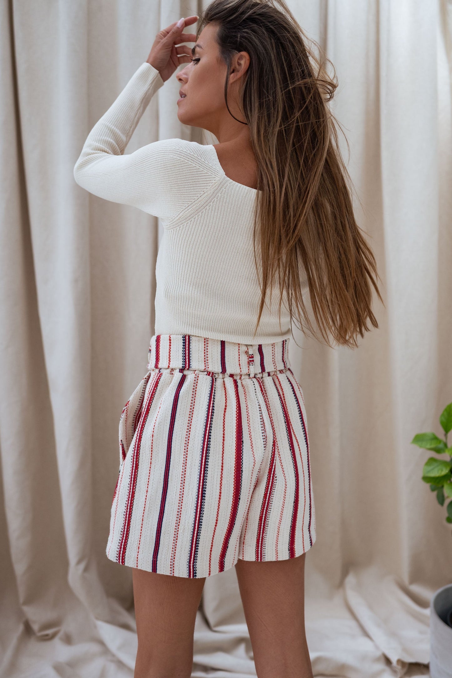 Striped Sixtine Shorts