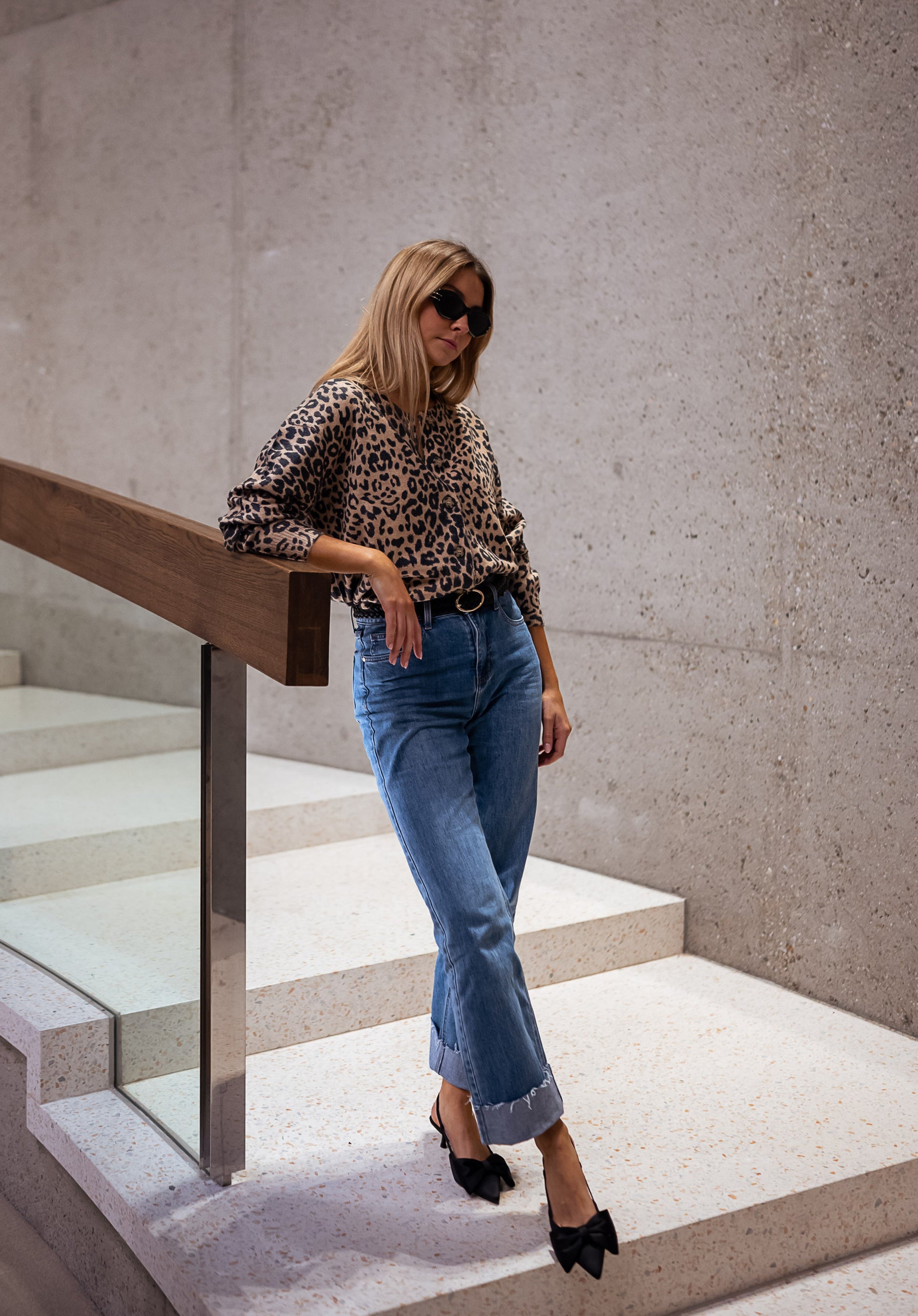 Leopard Barbara Cardigan