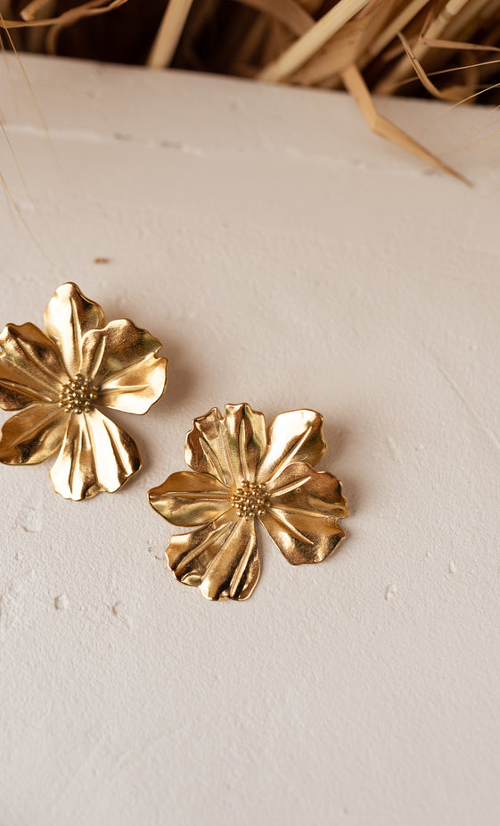 Golden Herma Earrings