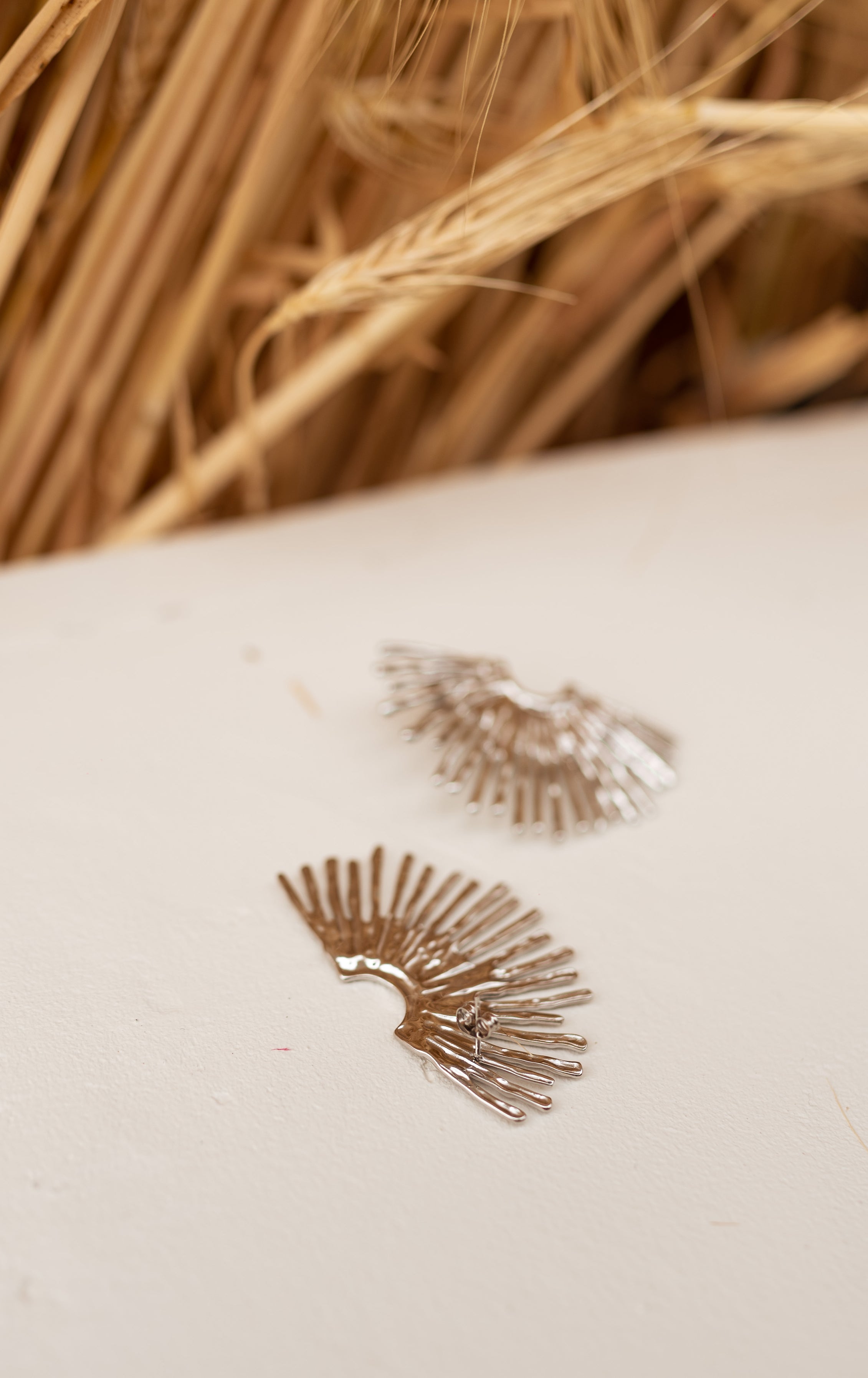 Silvery Frika Earrings