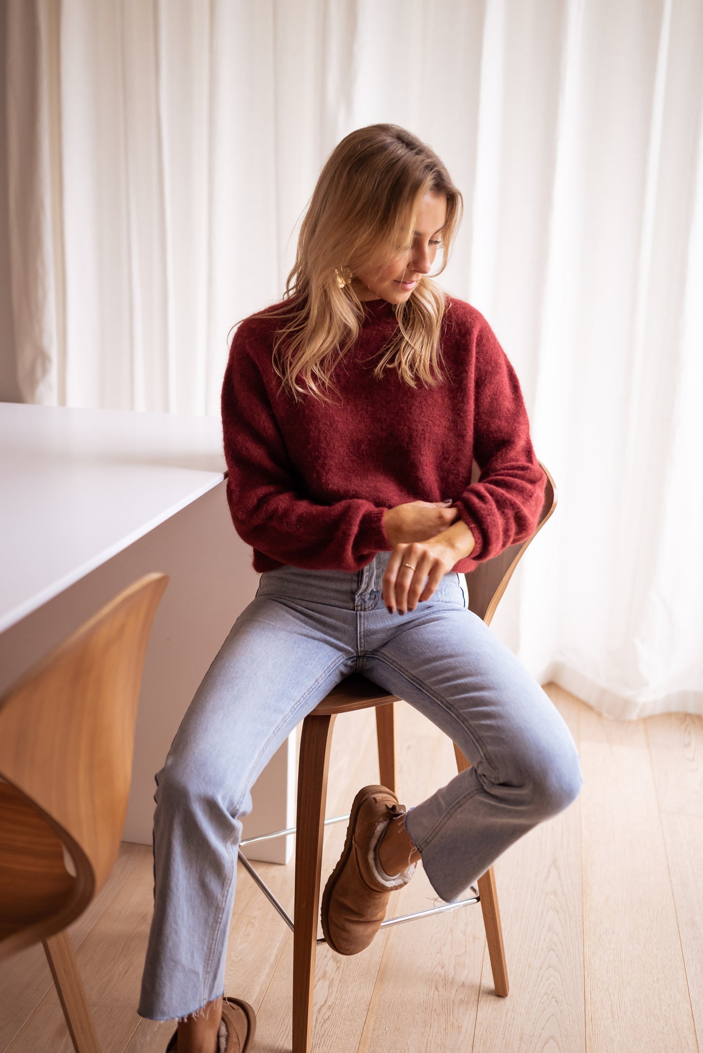 Brick Delya Sweater