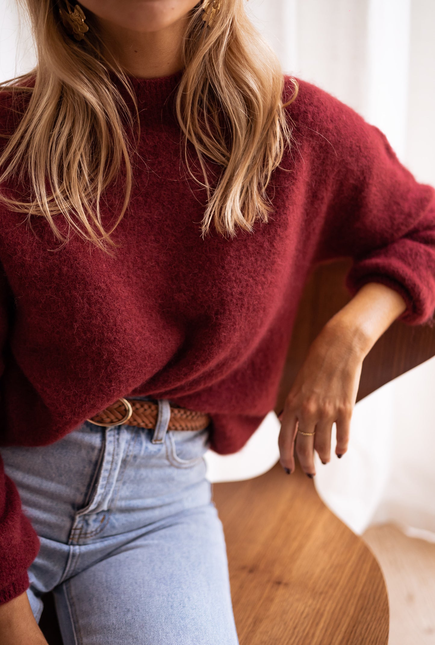 Brick Delya Sweater