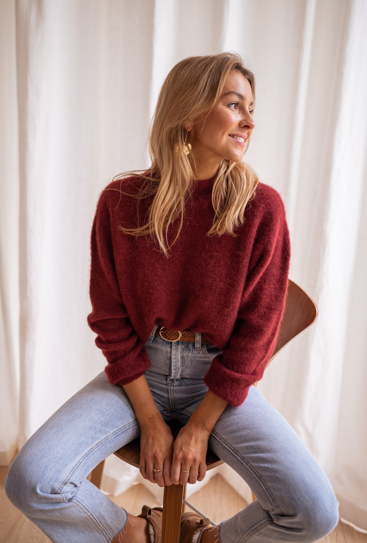 Brick Delya Sweater