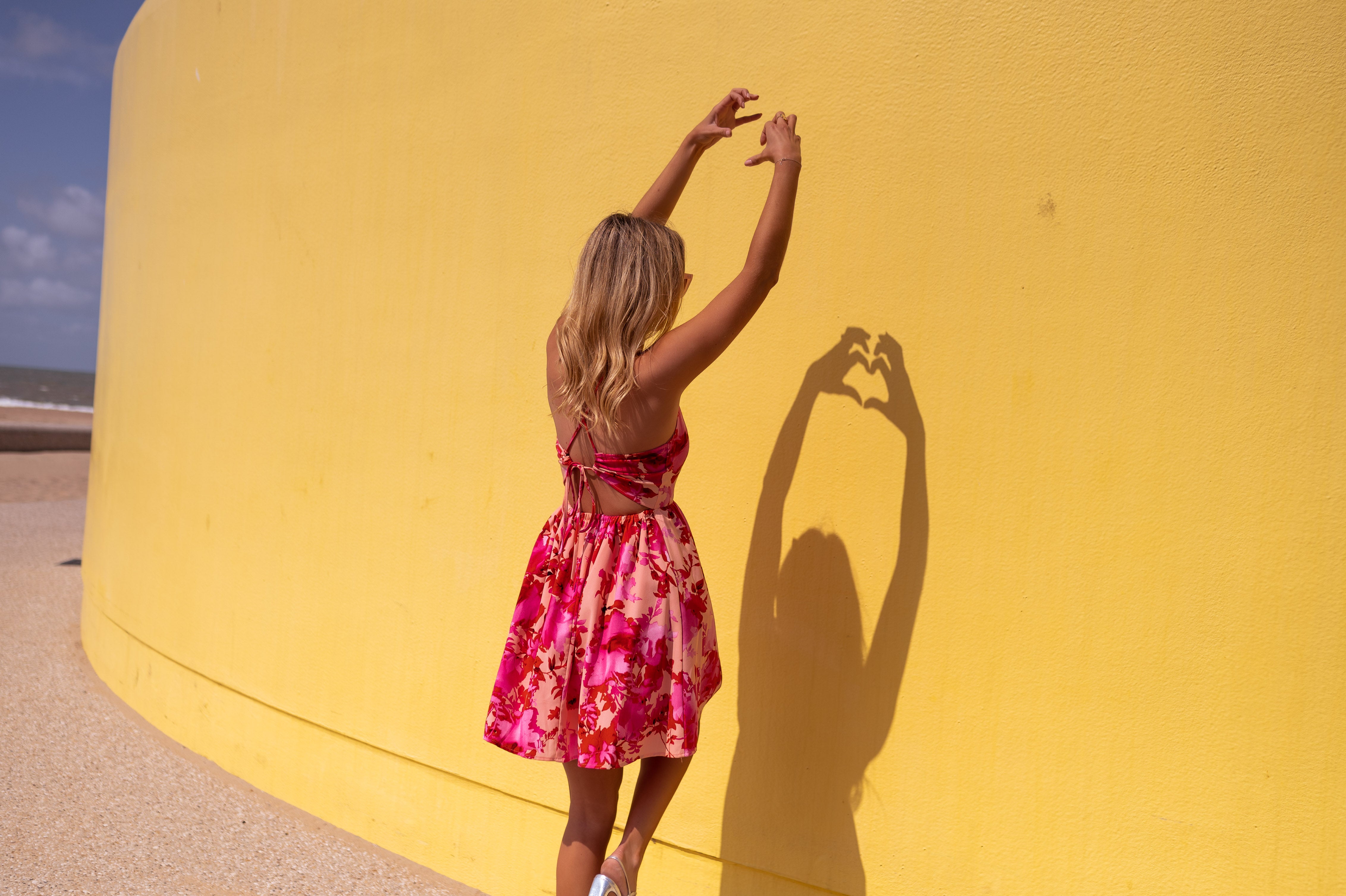 Pink Floral Nolwenn Dress