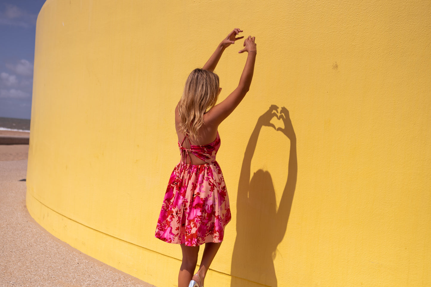 Pink Floral Nolwenn Dress