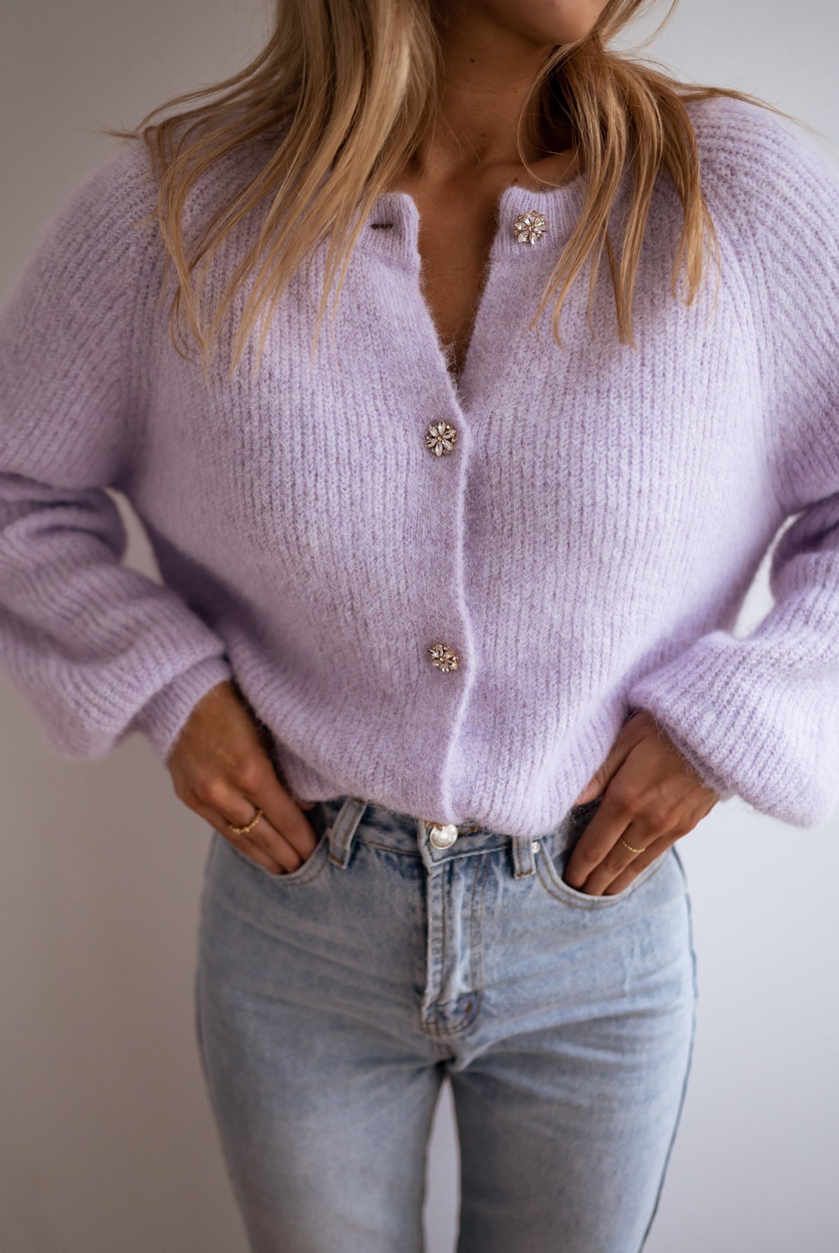 Taraja Knit Cardi Beige main image 0