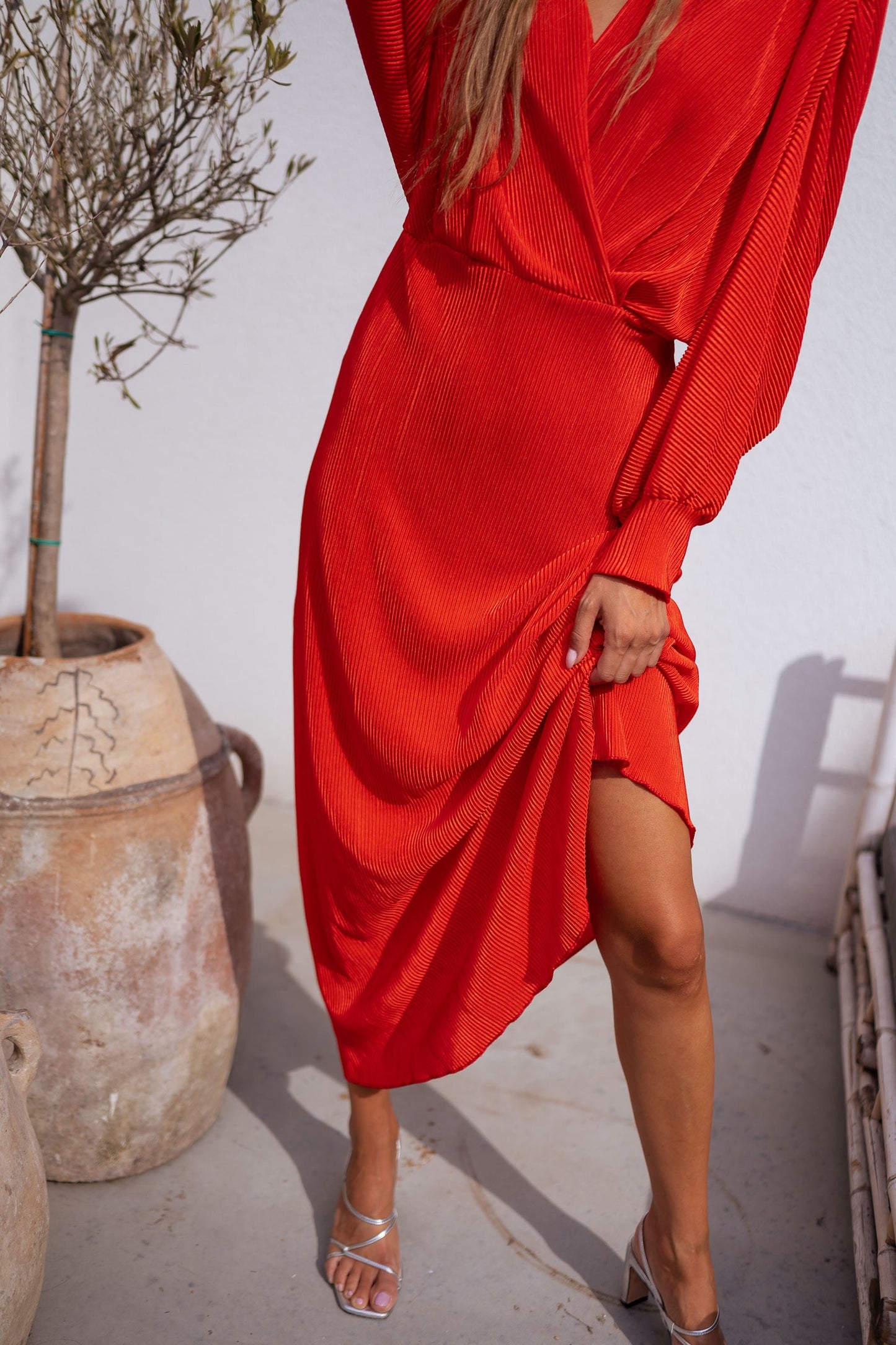 Coral Clea Dress