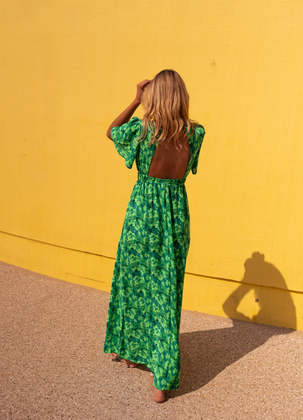green patterned maxi dress Tiphaine venice Army Still Tweaking Green or heels for an Color:Rose Red Dress