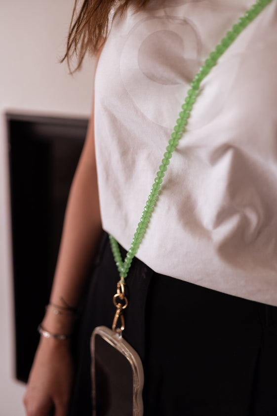 Green Pearl Louha Phone Lanyard