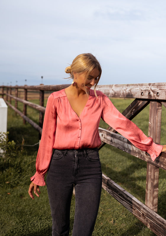 Old Pink Nadege Blouse