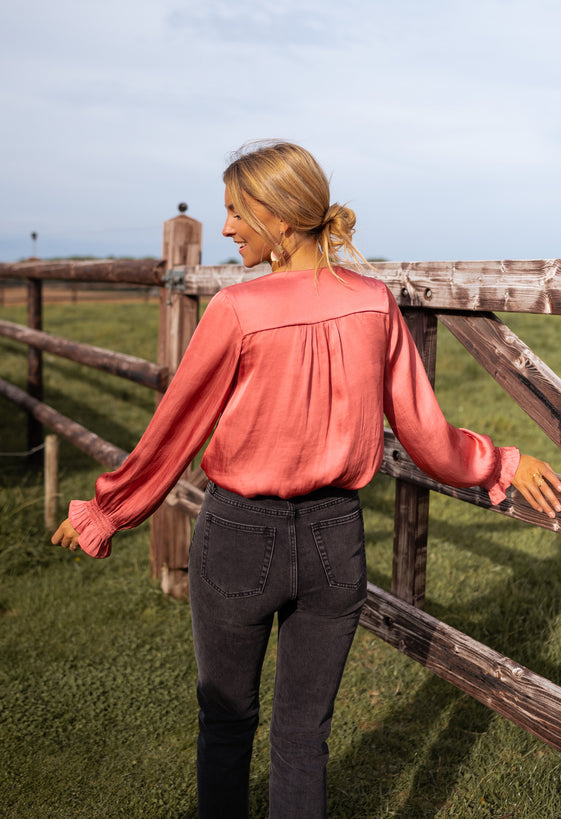 Old Pink Nadege Blouse