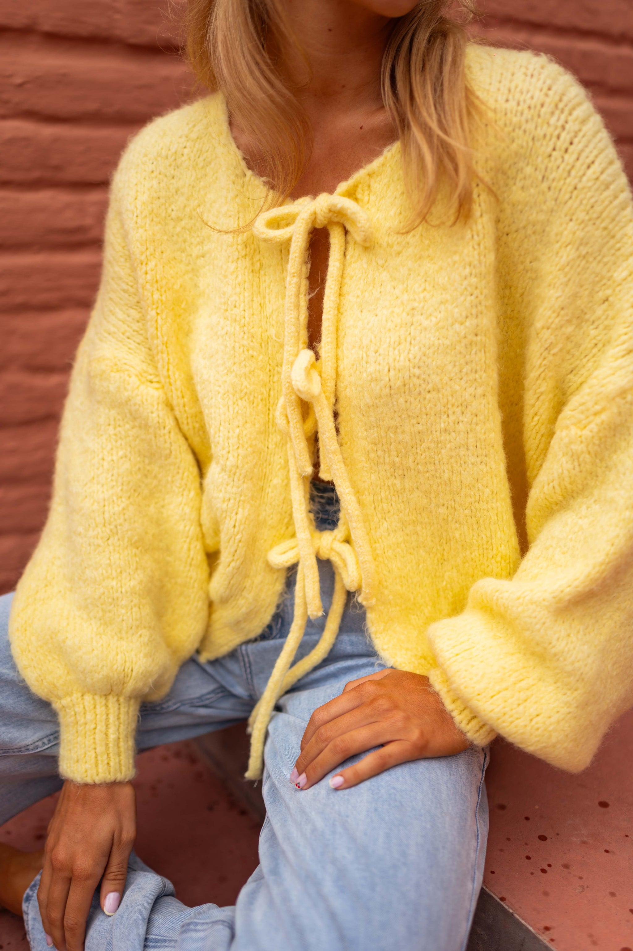 Yellow Janou Cardigan