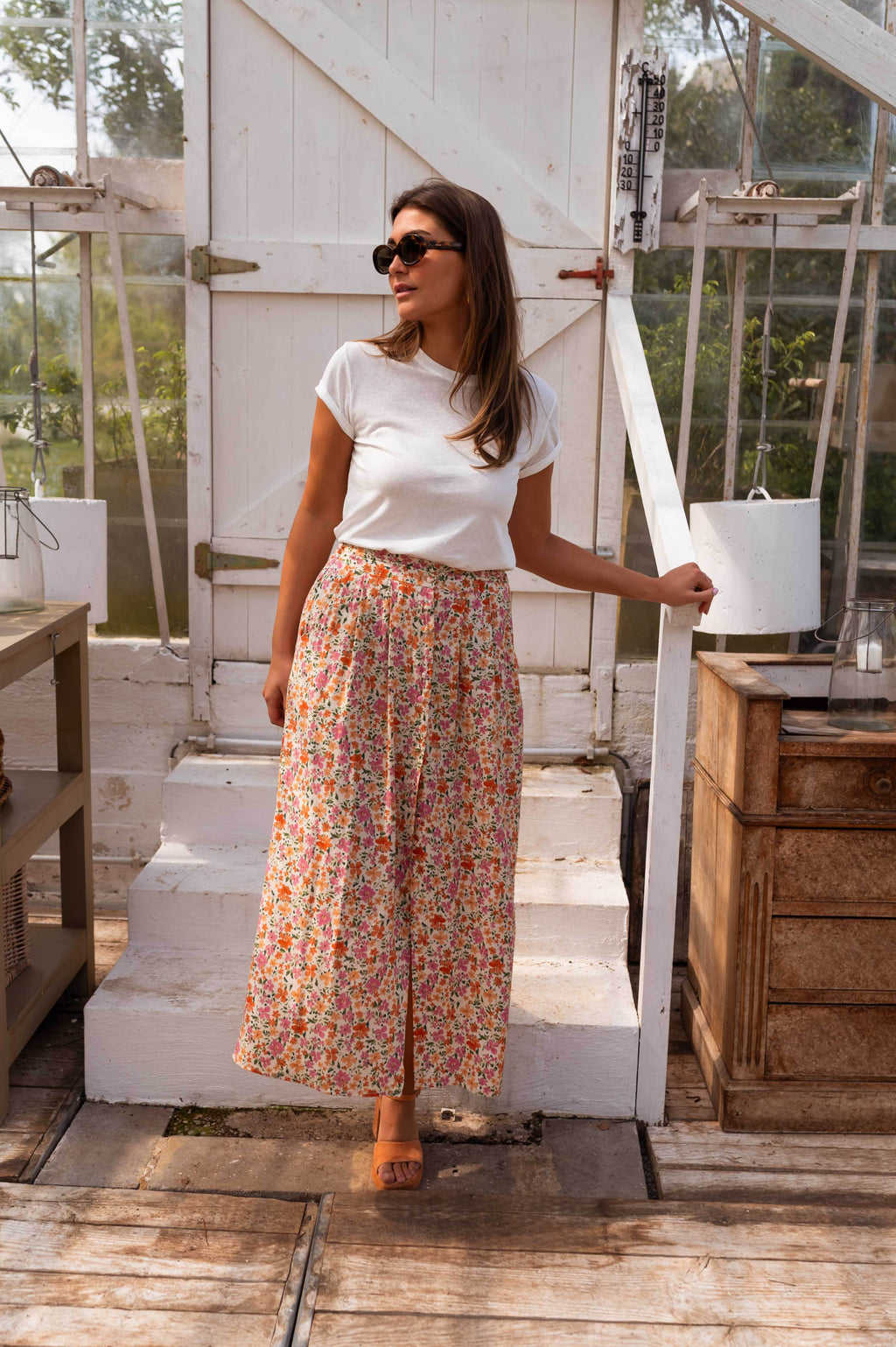 Floral Adaline Maxi Skirt | Easy Clothes | Easy Clothes North America