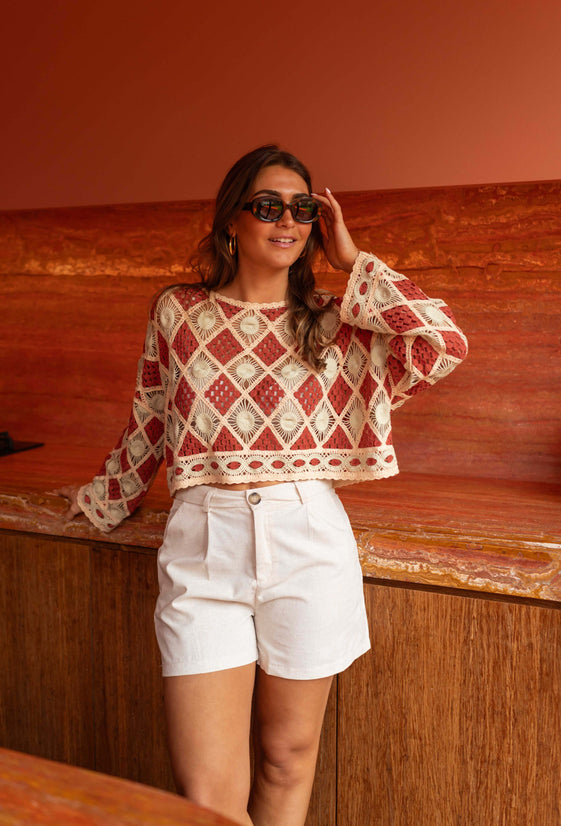 Brick Crochet Kalya Blouse