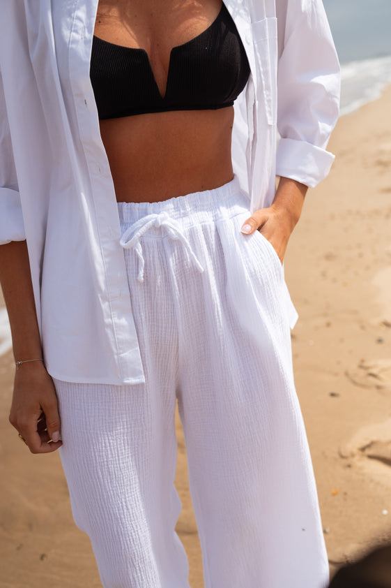 White Lehana Pants