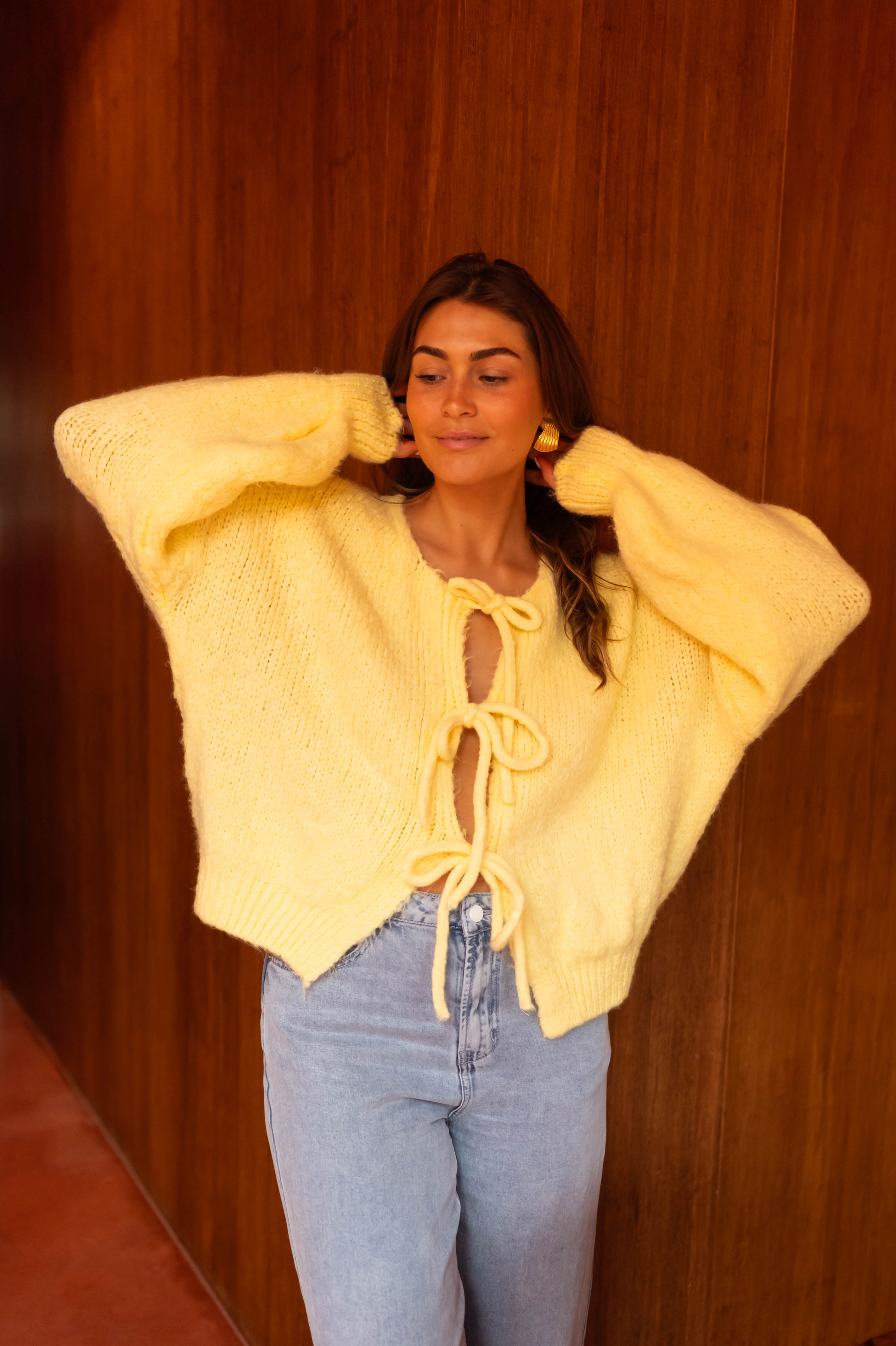 Yellow Janou Cardigan